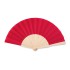 Waaier hout/polyester - rood